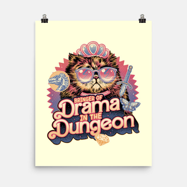 Drama In The Dungeon-None-Matte-Poster-glitchygorilla