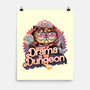 Drama In The Dungeon-None-Matte-Poster-glitchygorilla