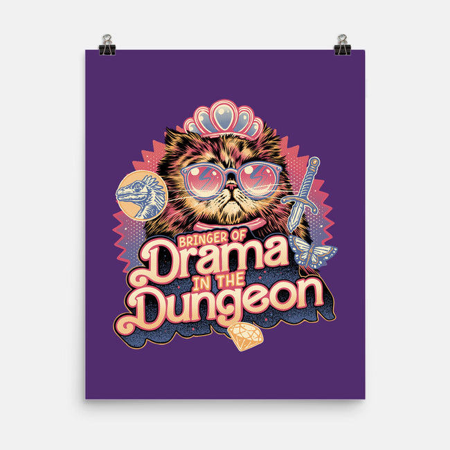 Drama In The Dungeon-None-Matte-Poster-glitchygorilla