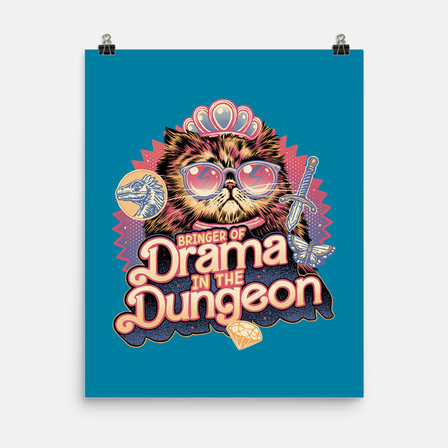 Drama In The Dungeon-None-Matte-Poster-glitchygorilla