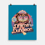 Drama In The Dungeon-None-Matte-Poster-glitchygorilla