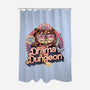 Drama In The Dungeon-None-Polyester-Shower Curtain-glitchygorilla