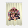 Drama In The Dungeon-None-Polyester-Shower Curtain-glitchygorilla