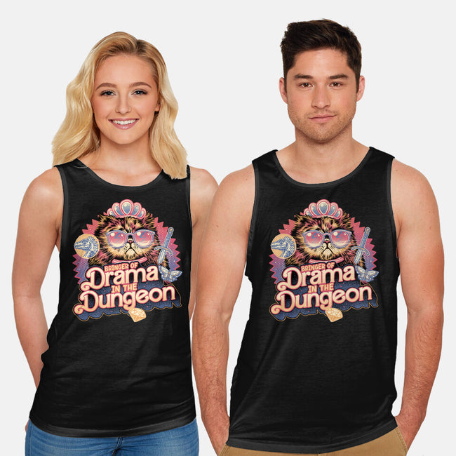 Drama In The Dungeon-Unisex-Basic-Tank-glitchygorilla