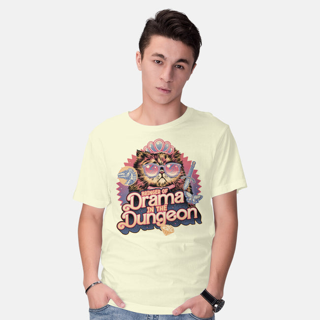 Drama In The Dungeon-Mens-Basic-Tee-glitchygorilla