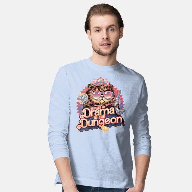 Drama In The Dungeon-Mens-Long Sleeved-Tee-glitchygorilla