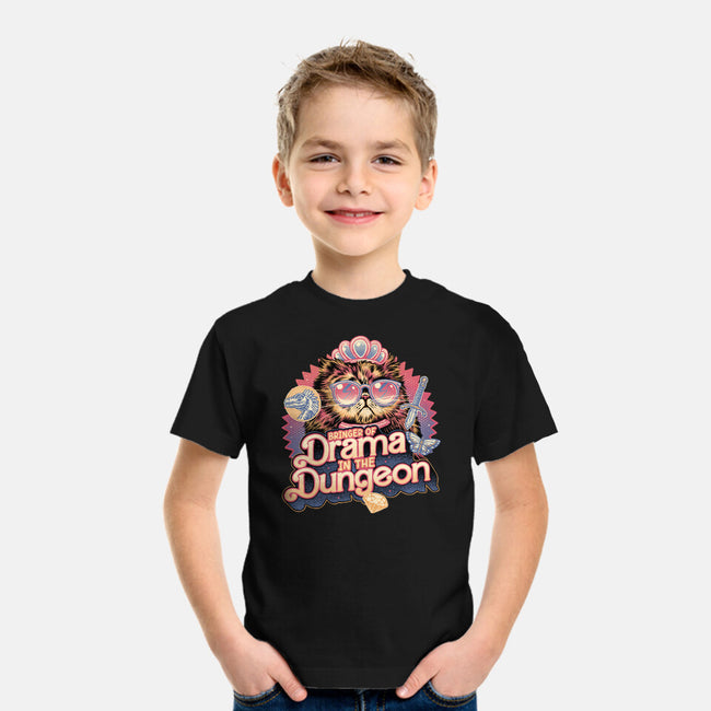 Drama In The Dungeon-Youth-Basic-Tee-glitchygorilla