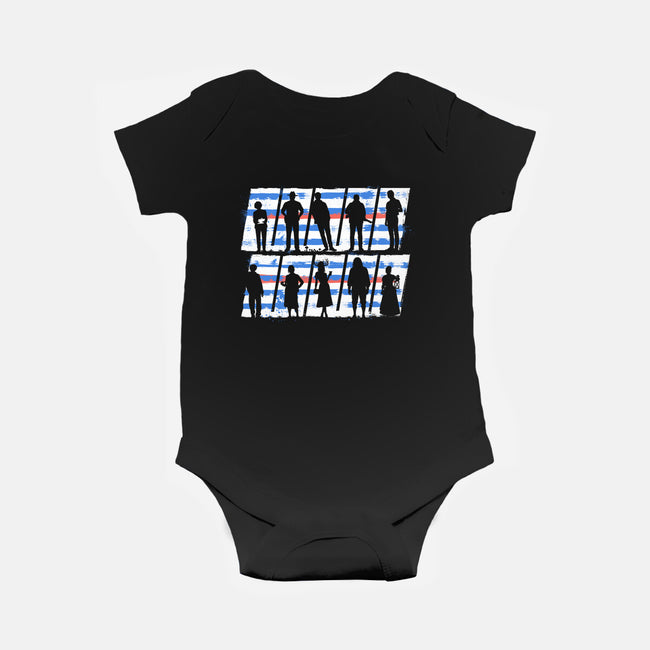 Widows Bay Islanders-Baby-Basic-Onesie-rocketman_art