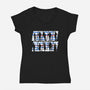 Widows Bay Islanders-Womens-V-Neck-Tee-rocketman_art