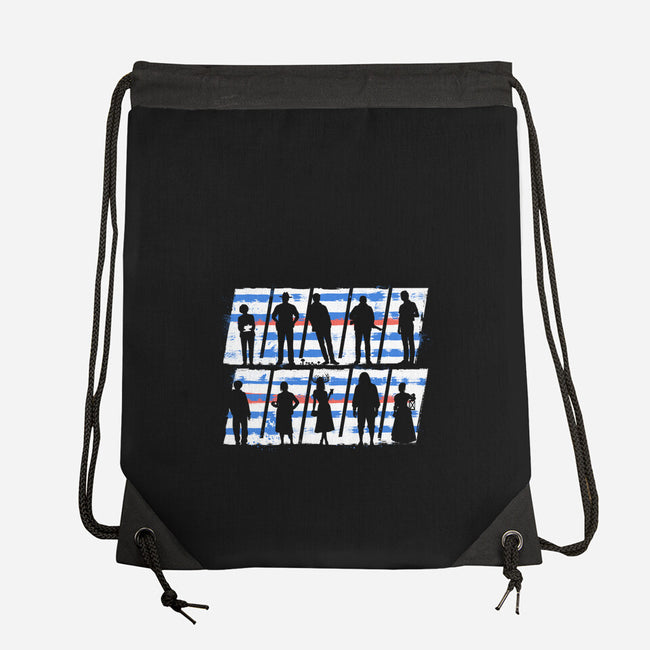 Widows Bay Islanders-None-Drawstring-Bag-rocketman_art