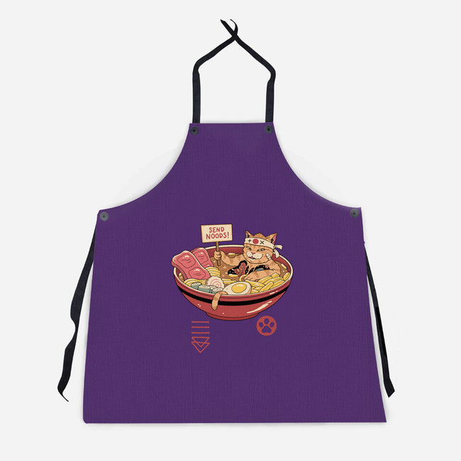 Send Noods Meowster-Unisex-Kitchen-Apron-vp021