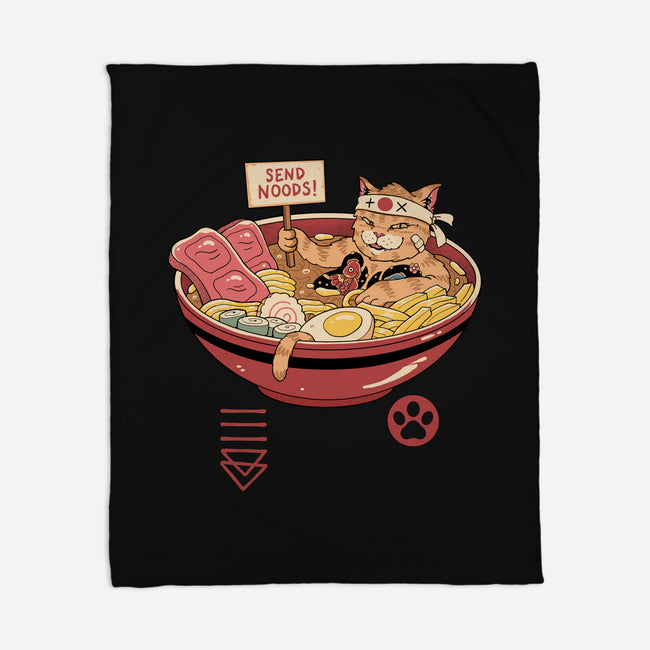 Send Noods Meowster-None-Fleece-Blanket-vp021