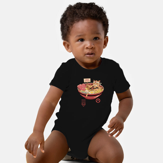 Send Noods Meowster-Baby-Basic-Onesie-vp021