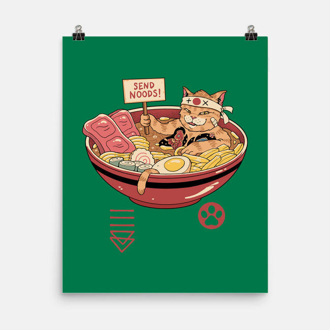 Send Noods Meowster-None-Matte-Poster-vp021