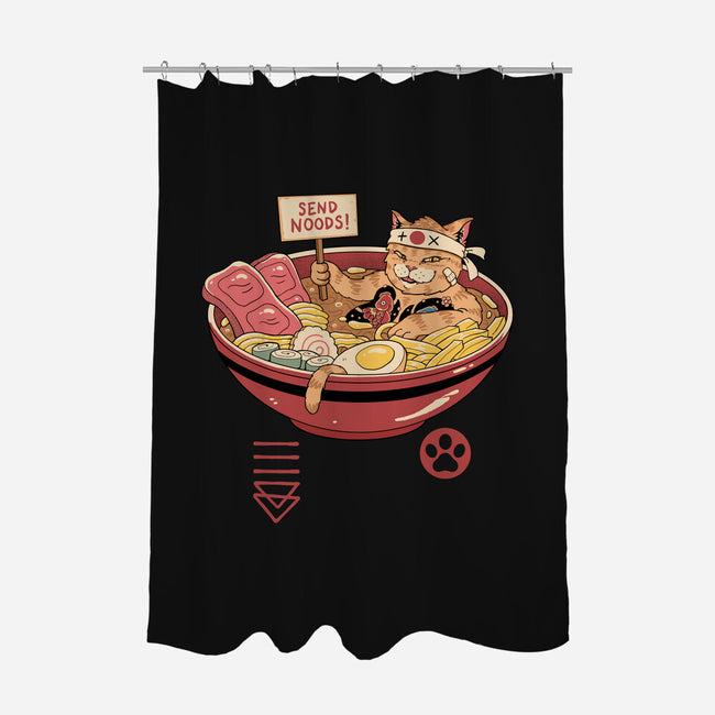 Send Noods Meowster-None-Polyester-Shower Curtain-vp021