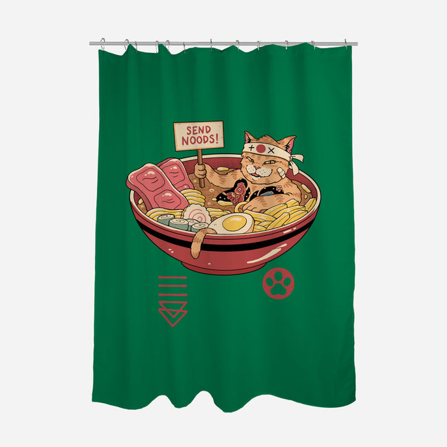 Send Noods Meowster-None-Polyester-Shower Curtain-vp021