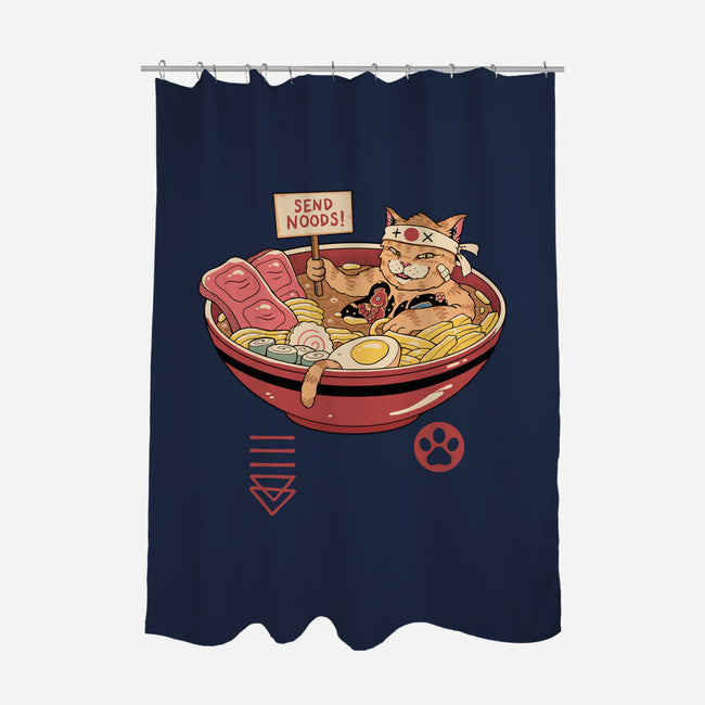 Send Noods Meowster-None-Polyester-Shower Curtain-vp021