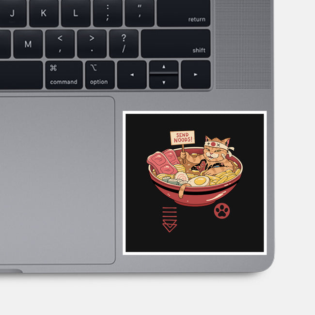 Send Noods Meowster-None-Glossy-Sticker-vp021