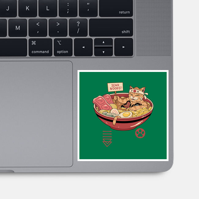 Send Noods Meowster-None-Glossy-Sticker-vp021