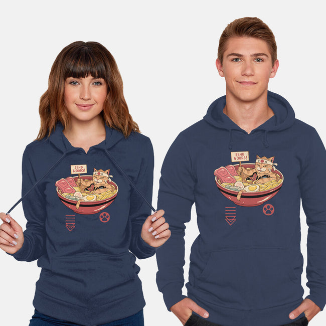 Send Noods Meowster-Unisex-Pullover-Sweatshirt-vp021