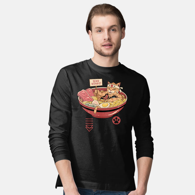 Send Noods Meowster-Mens-Long Sleeved-Tee-vp021