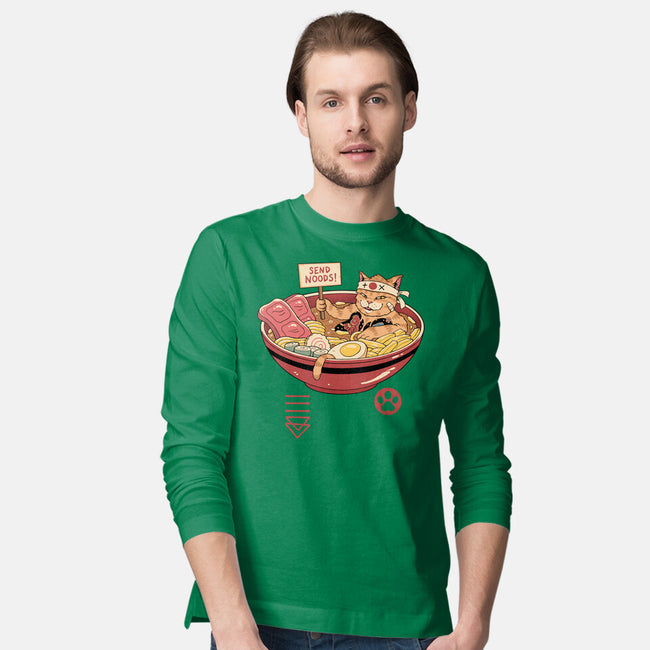 Send Noods Meowster-Mens-Long Sleeved-Tee-vp021