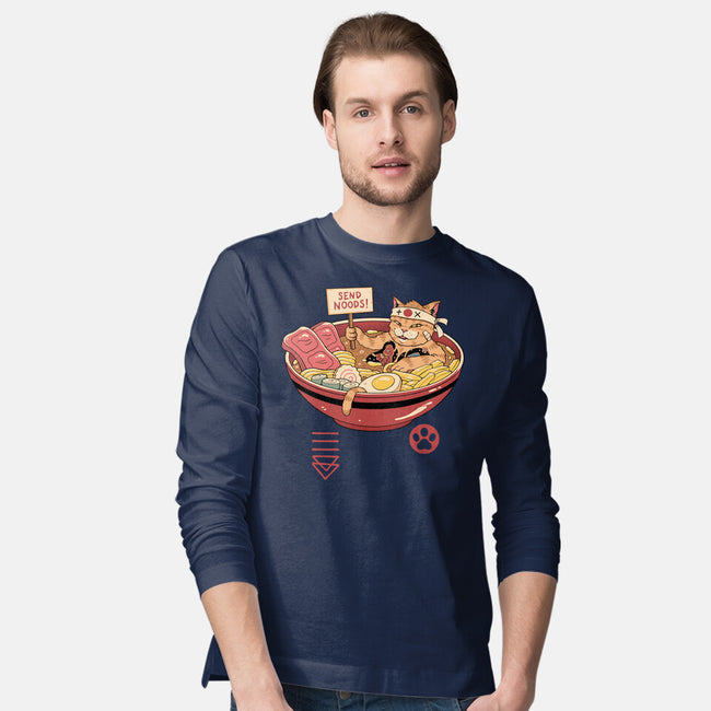 Send Noods Meowster-Mens-Long Sleeved-Tee-vp021