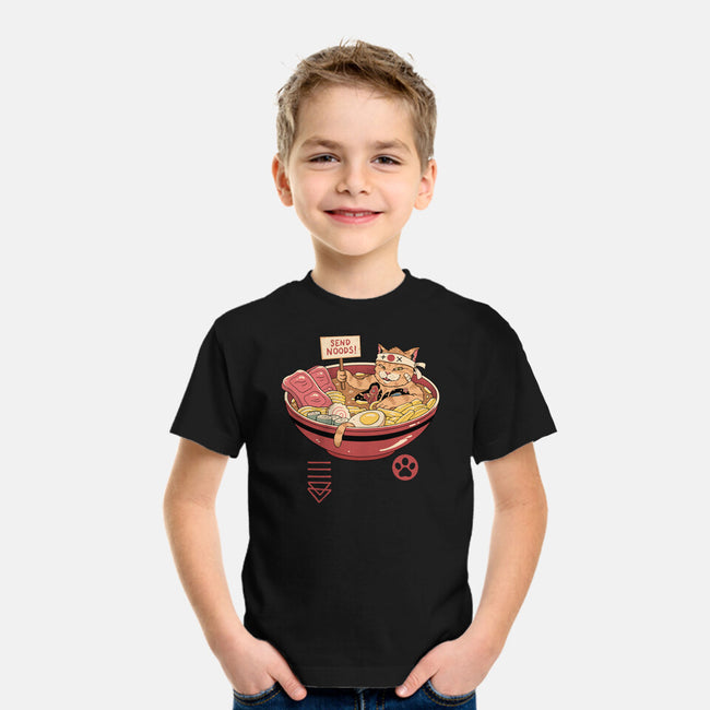 Send Noods Meowster-Youth-Basic-Tee-vp021