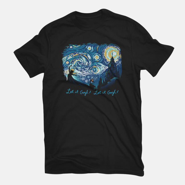 Let It Gogh Let It Gogh-Mens-Basic-Tee-dandingeroz