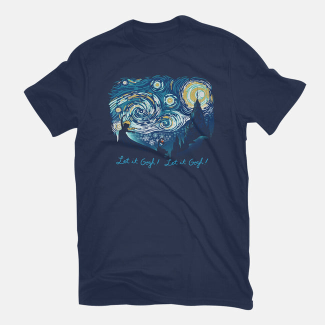 Let It Gogh Let It Gogh-Unisex-Basic-Tee-dandingeroz
