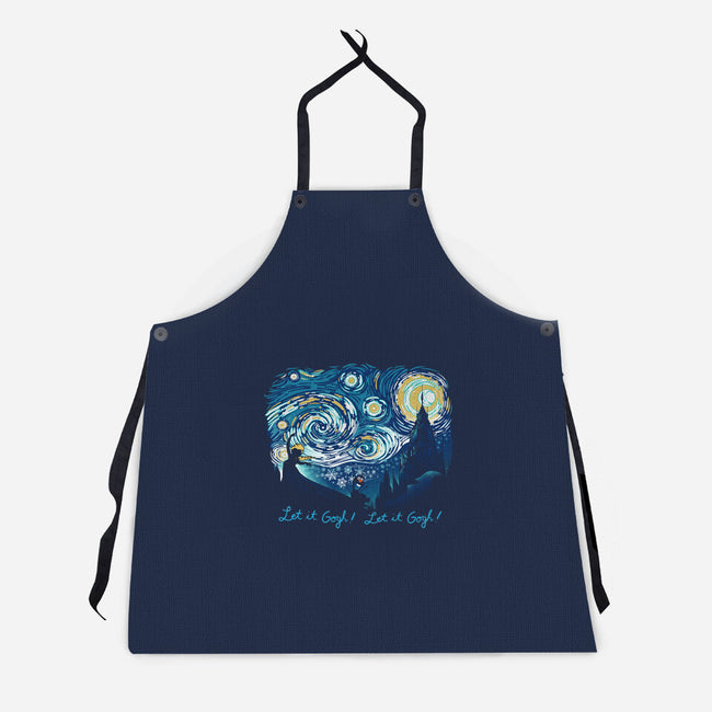Let It Gogh Let It Gogh-Unisex-Kitchen-Apron-dandingeroz