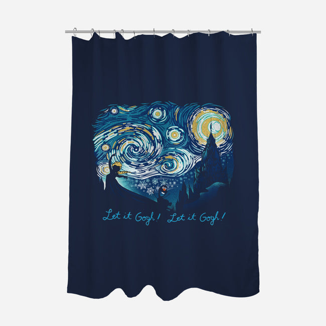Let It Gogh Let It Gogh-None-Polyester-Shower Curtain-dandingeroz
