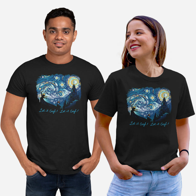 Let It Gogh Let It Gogh-Unisex-Basic-Tee-dandingeroz