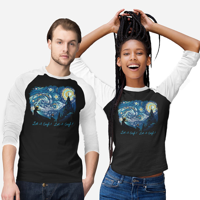 Let It Gogh Let It Gogh-Unisex-Baseball-Tee-dandingeroz