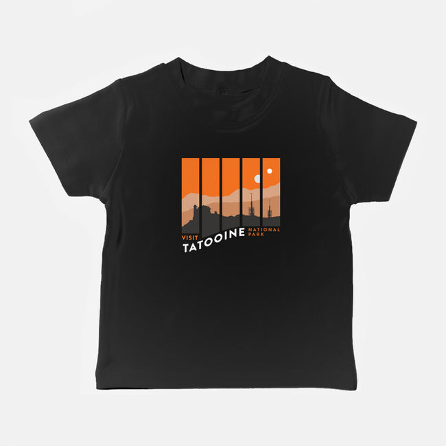 Visit Tatooine National Park-Baby-Basic-Tee-rocketman_art