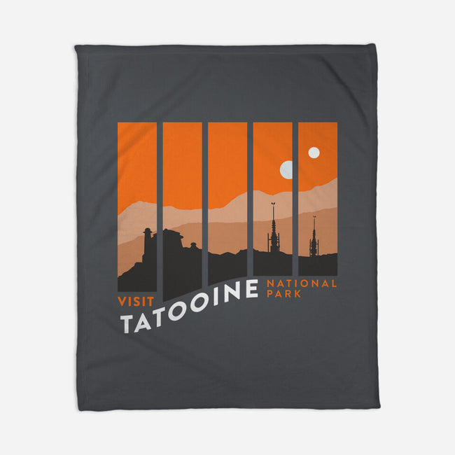 Visit Tatooine National Park-None-Fleece-Blanket-rocketman_art