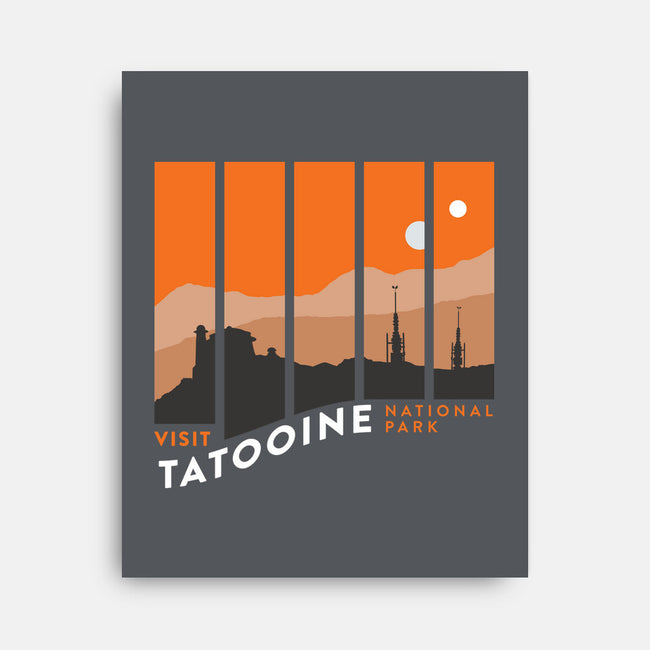 Visit Tatooine National Park-None-Stretched-Canvas-rocketman_art