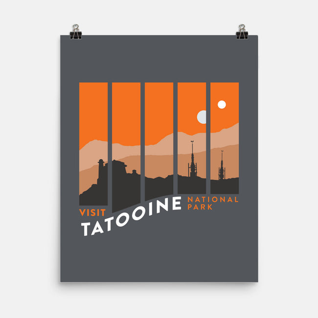 Visit Tatooine National Park-None-Matte-Poster-rocketman_art