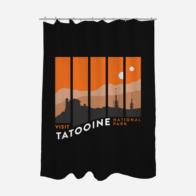 Visit Tatooine National Park-None-Polyester-Shower Curtain-rocketman_art