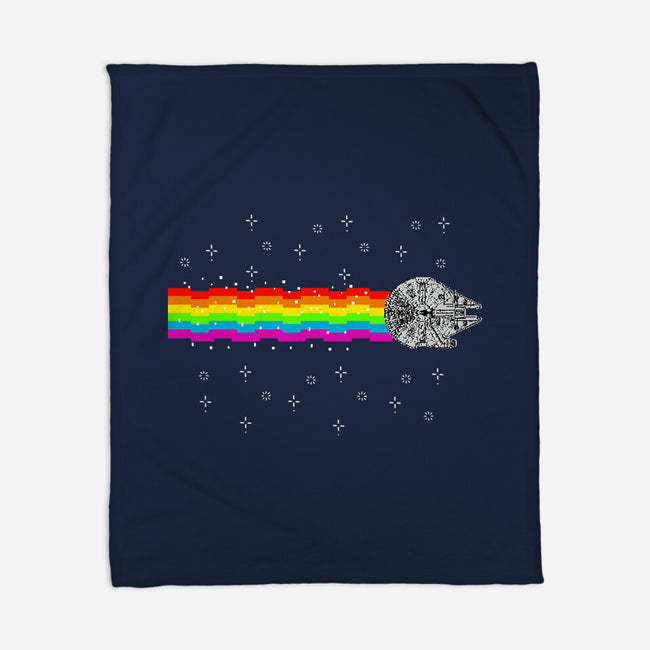 Nyan Falcon-None-Fleece-Blanket-kharmazero