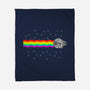 Nyan Falcon-None-Fleece-Blanket-kharmazero