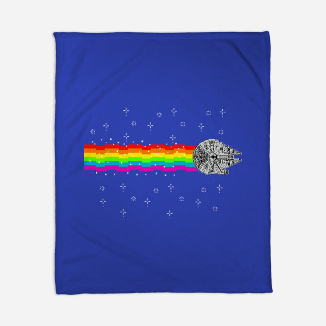 Nyan Falcon-None-Fleece-Blanket-kharmazero