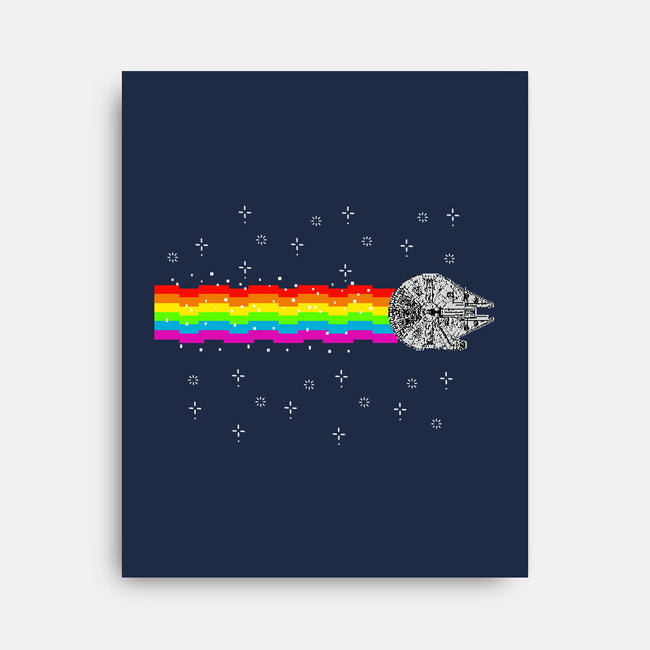 Nyan Falcon-None-Stretched-Canvas-kharmazero