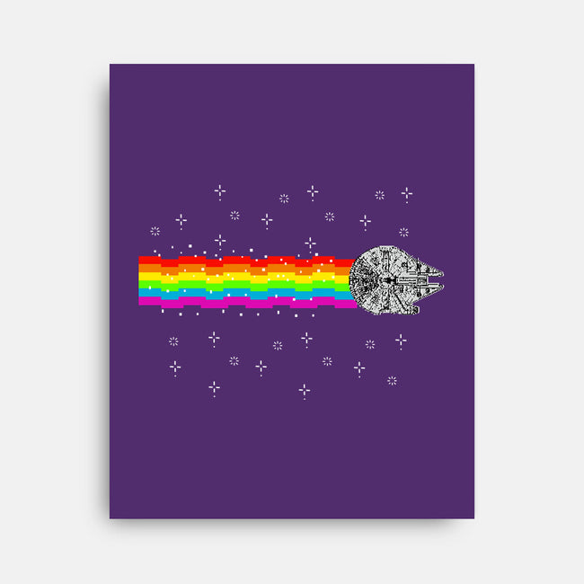 Nyan Falcon-None-Stretched-Canvas-kharmazero