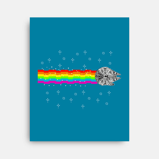 Nyan Falcon-None-Stretched-Canvas-kharmazero
