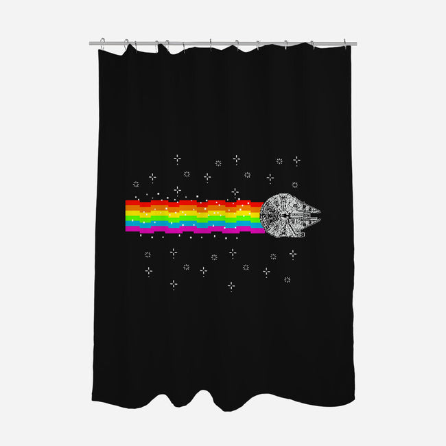 Nyan Falcon-None-Polyester-Shower Curtain-kharmazero
