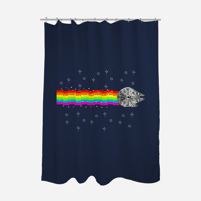 Nyan Falcon-None-Polyester-Shower Curtain-kharmazero