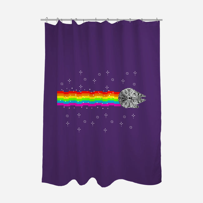 Nyan Falcon-None-Polyester-Shower Curtain-kharmazero