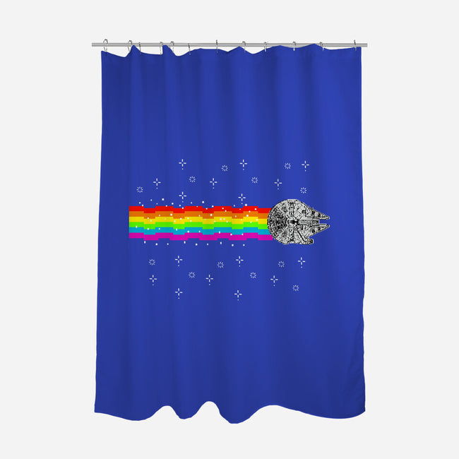 Nyan Falcon-None-Polyester-Shower Curtain-kharmazero