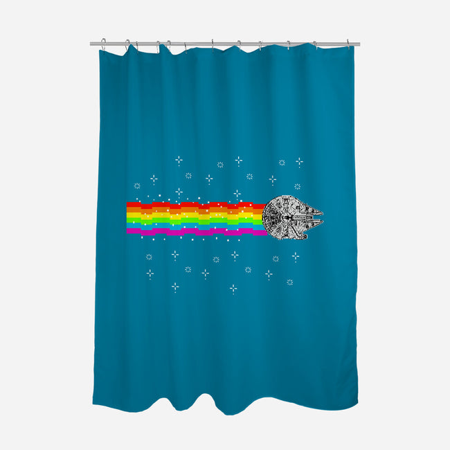 Nyan Falcon-None-Polyester-Shower Curtain-kharmazero
